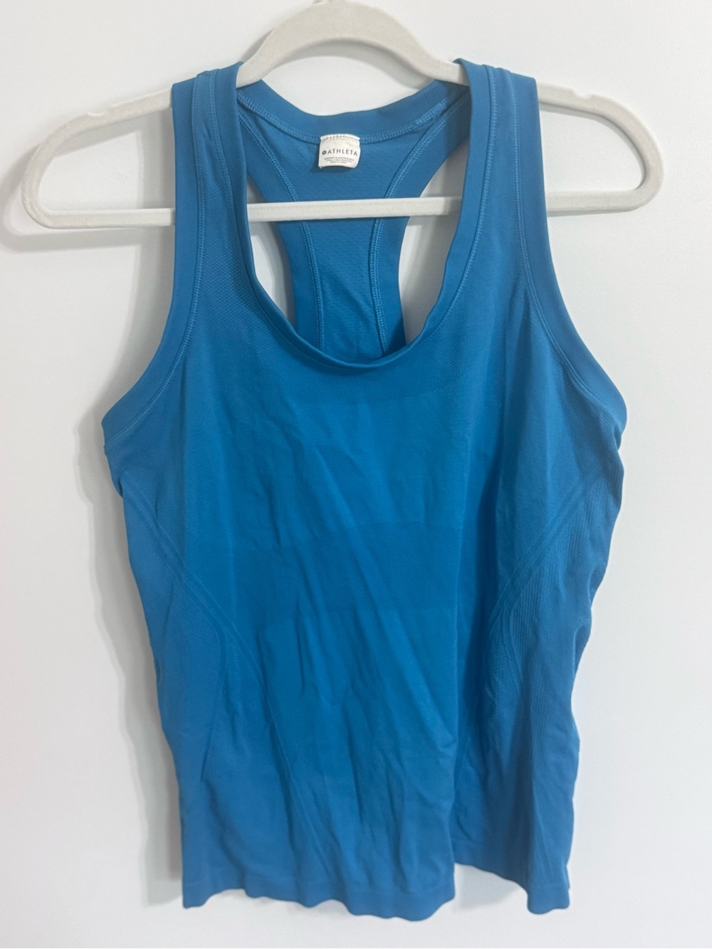 Athleta Teal-Blue Racerback Performance Tank
